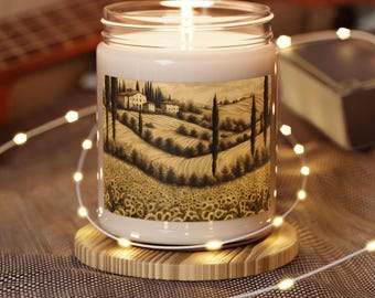 Tuscany Toile Scented Soy Candle: French Country Aroma