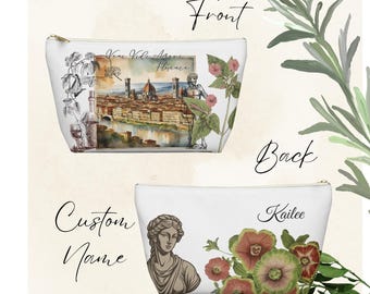 Bolsa de viaje de Florencia, Italia / Regalo personalizado para dama de honor