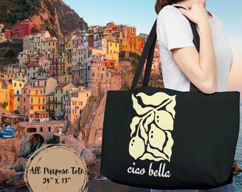 Ciao Bella Lemon draagtas: Italië Travel Weekender