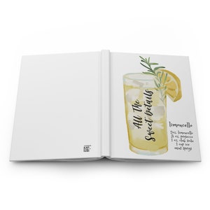 Limoncello-recept met harde kaft: keukennotitieboekje Sorrento, Italië afbeelding 4