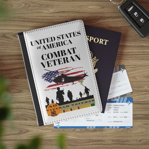 Vietnam Veteran Passport Holder: USA Combat Veteran Gift