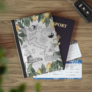 Italy Passport Cover, European Passport Cover, Passport Case, Italy Lover, Gift For Traveler, I Love Italy, Going To Italy Italy Is Calling