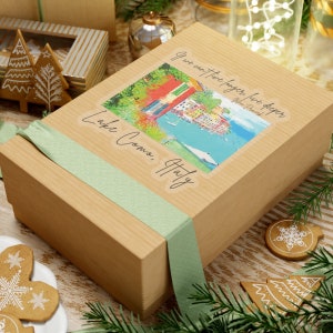 Lake Como Italy Sticker: Travel Decal for Laptop, Luggage