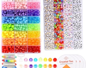 2400pcs Rainbow Pony Bead kit-Kandi beads