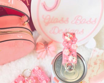 Abrelatas con protector de uñas personalizado / Extractor de lengüetas de refresco reutilizable