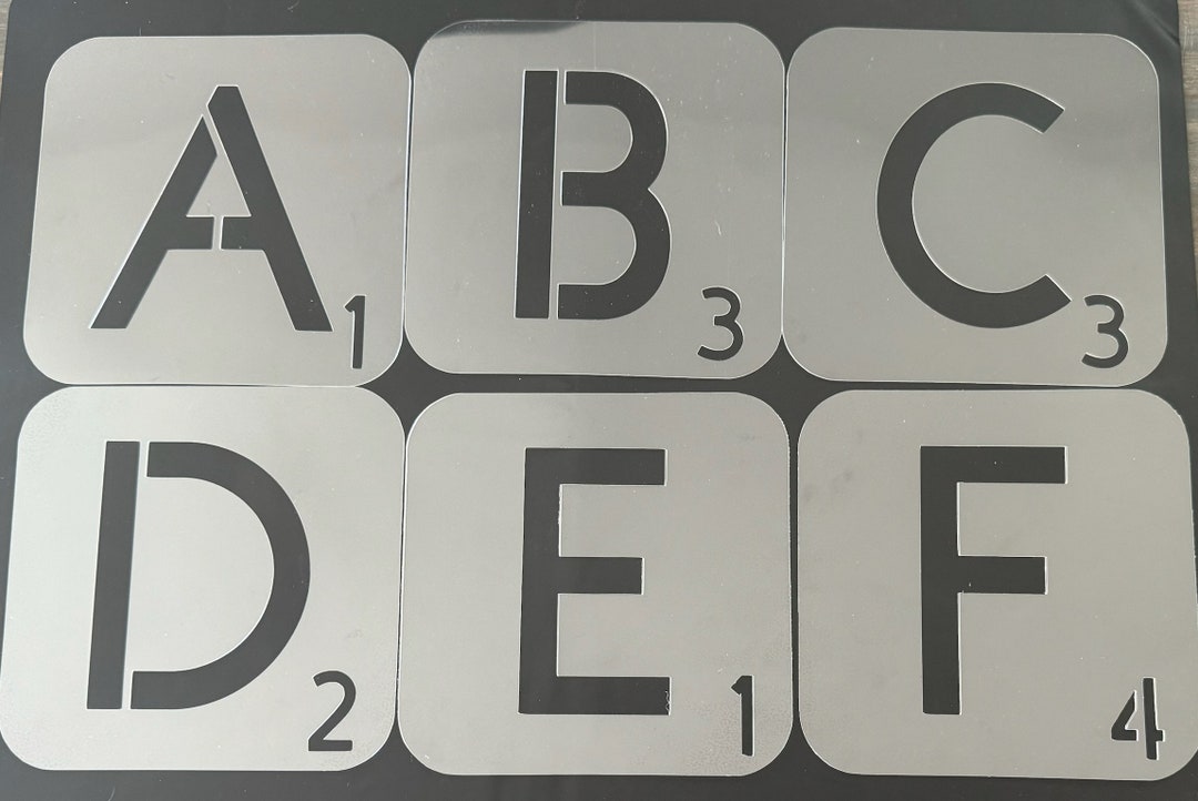 Scrabble Stencils - Etsy