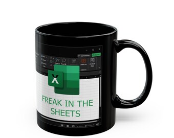 Excel-mok Freak in the Sheets - cadeau voor computergek