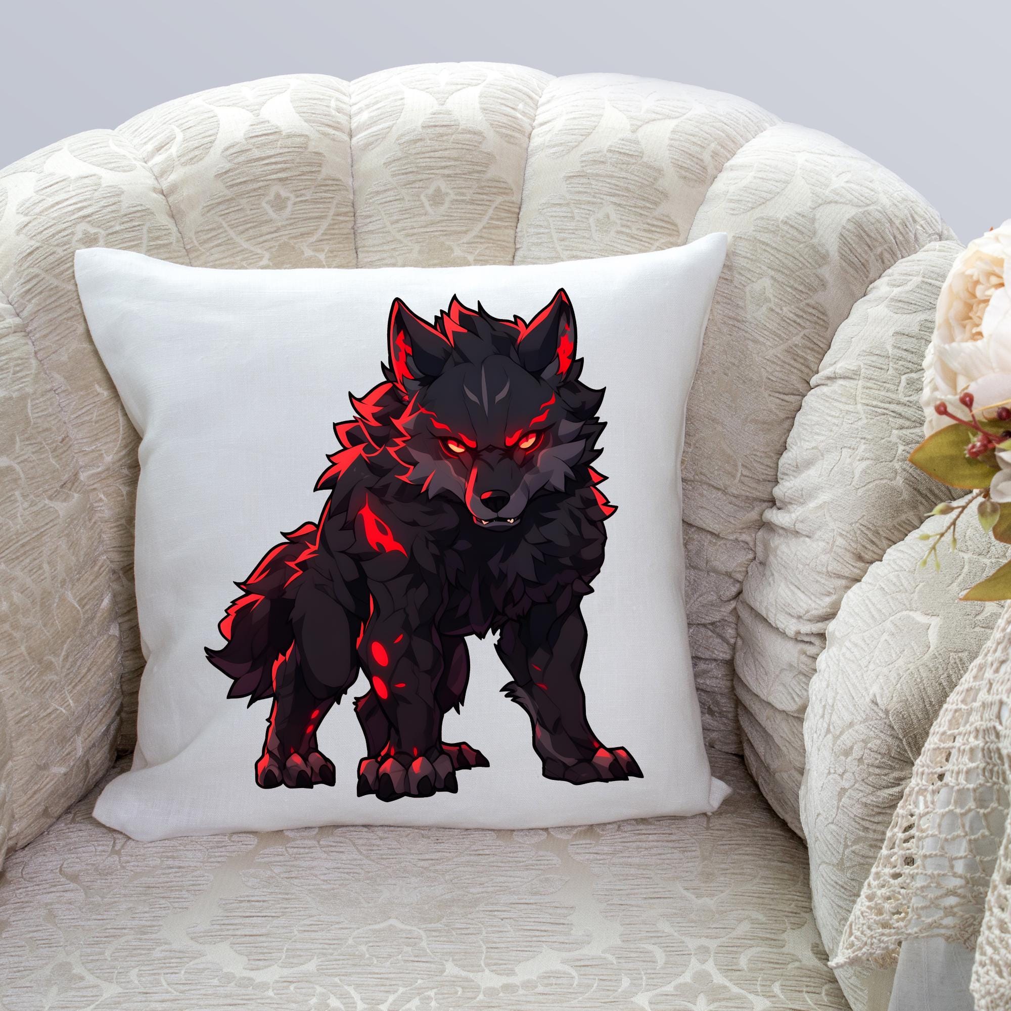 Direwolf Clipart, Fantasy Wolf Sublimation Design (digital Download ...
