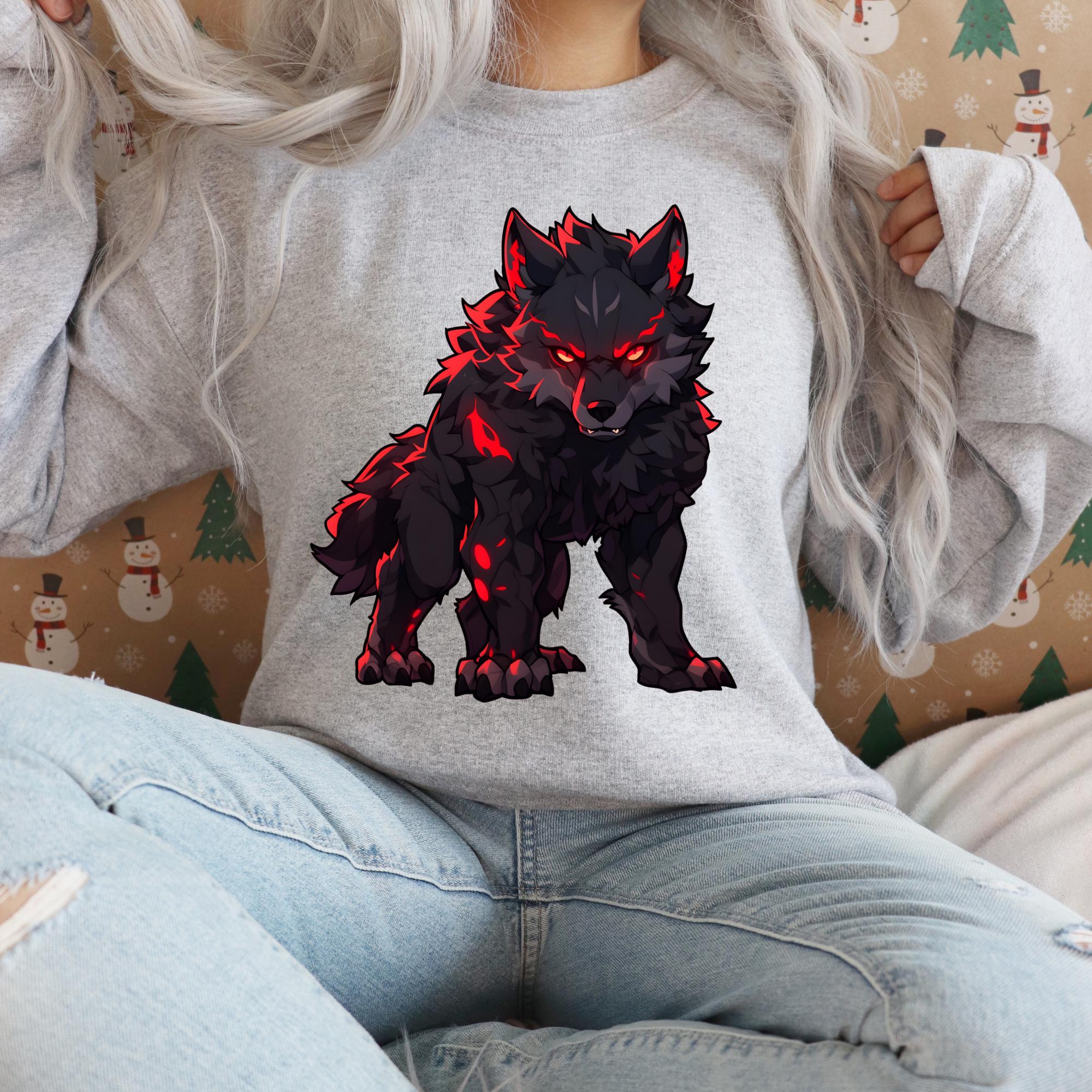 Direwolf Clipart, Fantasy Wolf Sublimation Design (digital Download ...
