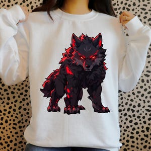 Direwolf PNG, Wolf Clipart, Fantasy Art Sublimation Design, Wild Wolf Graphics, Mythical Animal Print, Digital Download, Wolf Gift Clipart