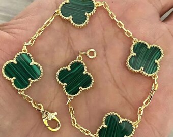 Groene van cleef armband