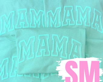 Puff Vinyl Mama T-shirt  | Customizable T-shirt  | Gift For Mom | Gift For Her | Soft Mama T-shirt | COMFORT COLORS | GILDAN |