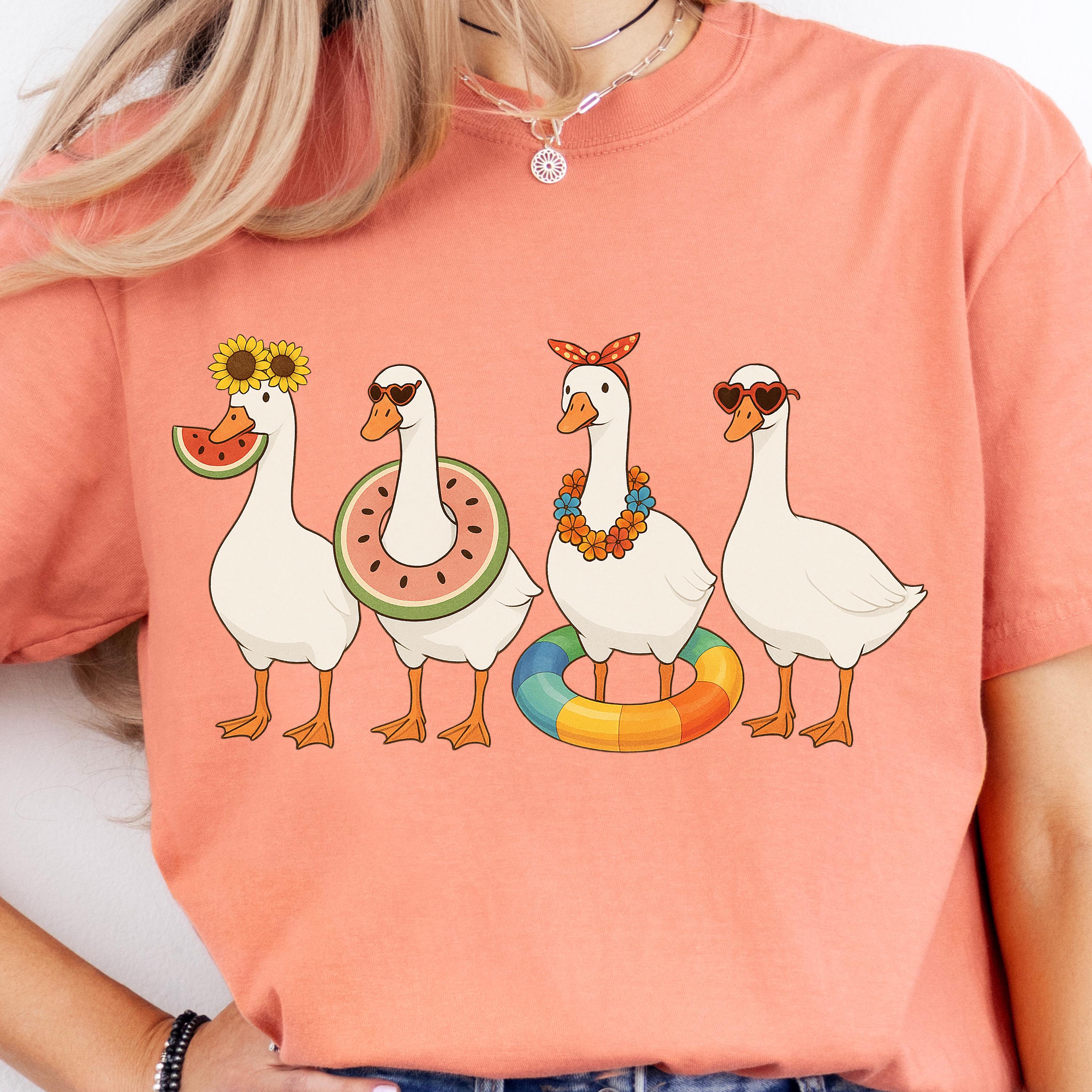 Summer Goose PNG, Hello Summer Png, Summer Vibes Png, Goose Lover Png, Beach Vibes Png, Vacation Png, Animal Lover Png, Instant Download