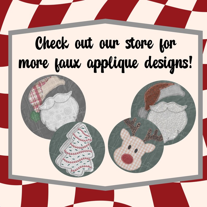 Christmas Santa Faux Applique png, Santa Claus PNG, Christmas Shirt, Santa Christmas, Christmas sublimation, Print on Demand tshirt design image 5