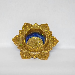 Resin Lotus Flower candle/trinkets holder