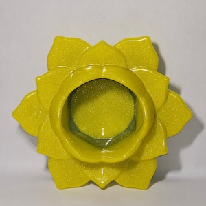 Resin Lotus Flower candle/trinkets holder