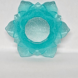 Resin Lotus Flower candle/trinkets holder