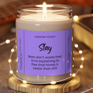 Slay Candle, Gift for Friend, Funny Candle, Gift for Her, Gift for Him, Birthday Friend Gift, Best Friend Gift, LGBTQ+