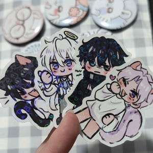 virtural strangers stickers (gmnd)