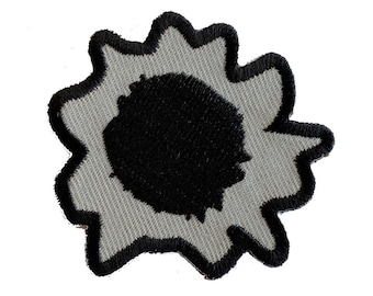 弾痕刺繍ワッペン（アイロン接着・縫い付け可能）（2.0インチ BP7）
