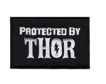 Protected By Thor Viking 3.0 Inch Patch (Embroidered Hook)