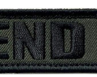 Send It Military Combat Sniper Patch ["Hook Brand" Fastener-4.0 X 1.0 -SP8]