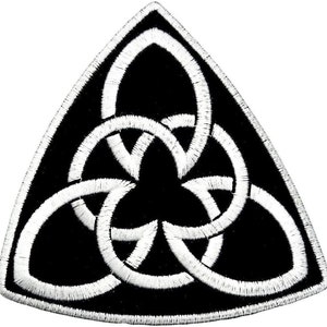 Brotherhood Celtic Symbol Embroidered Patch [4.0 inch -&quot;Hook&quot; Fastener-CB1]