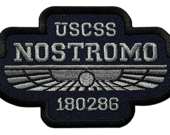 USCSS Nostromo Costume Prop Alien Movie 4 Inch Patch (Iron on Sew on -NP4)