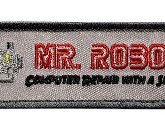 MR Robot Fsociety Computer Repair Smile Patch [Fermeture à crochet - MR6}