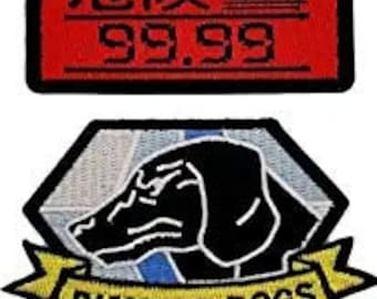 Diamond Dogs Alert Phase Metal Gear Patch [2PC Bundle - Hook Fastener Backing - AP3]