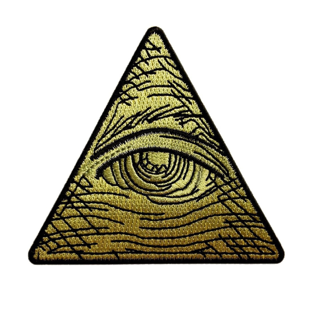 Eye of Providence Embroidered Patch: Egyptian Masonic Pyramid - 3.0 ...