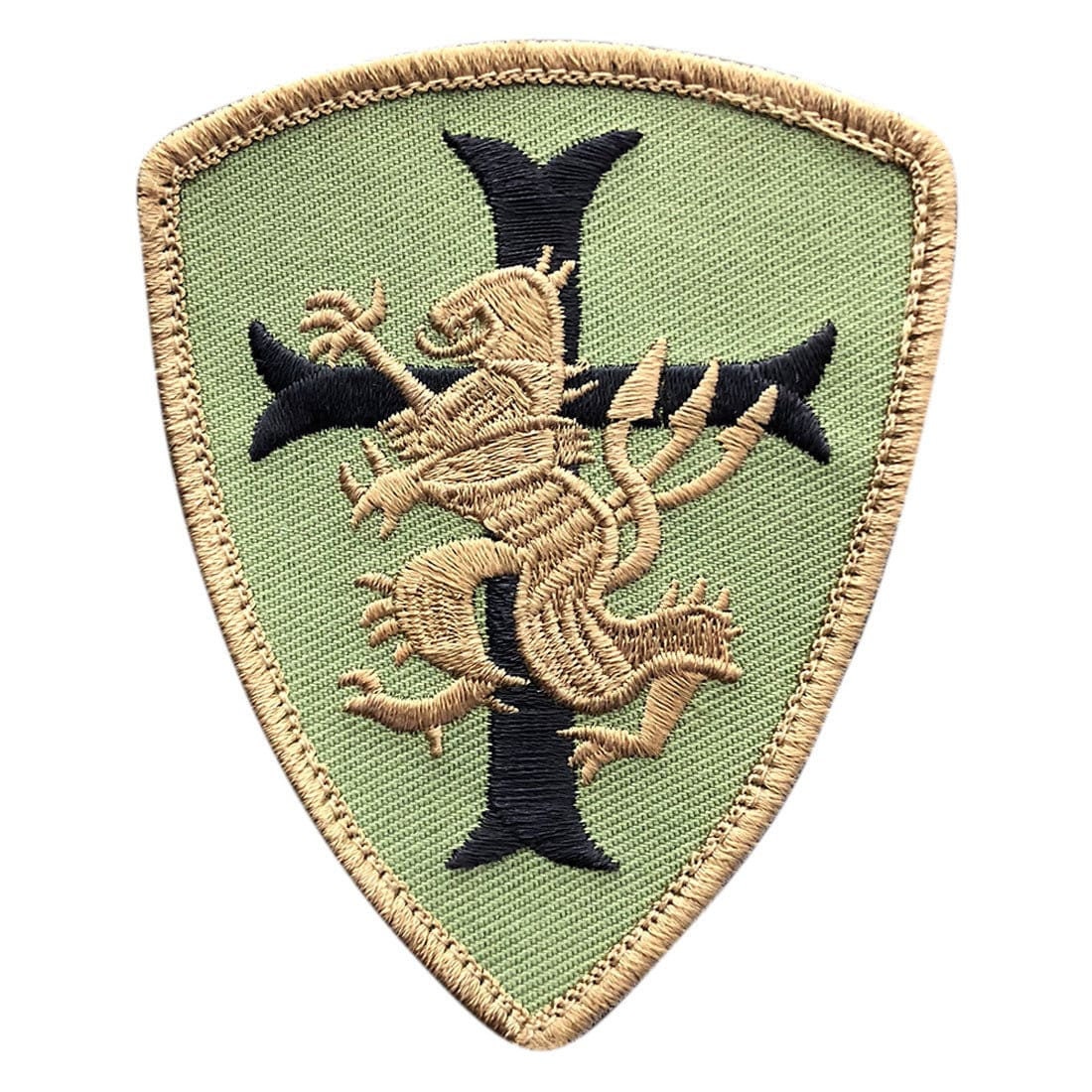 Devgru Seal Team 6 Crusader Cross Lion 3.5 X 2.75 Inch Patch