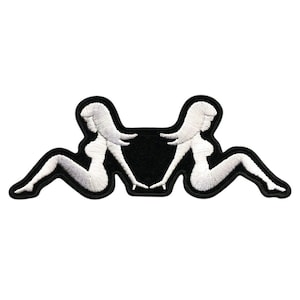 Mudflap Chicks 5.0 Inch Patch (Iron On)