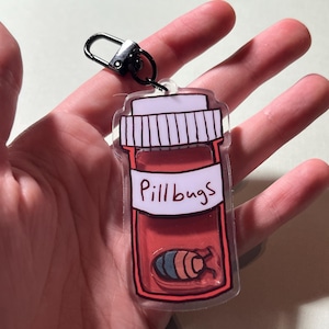 Pillbug Shaker Charm