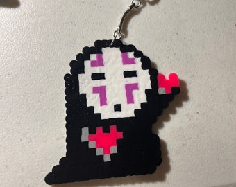 Anime inspired Perler keychain