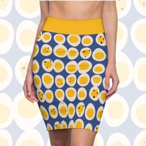 Cute Body Hugging Fitted Pencil Skirt Colorful Design for Office or Streetwear Summer Spandex