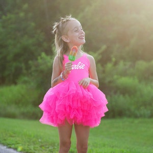 Hot pink B girl tutu leotard