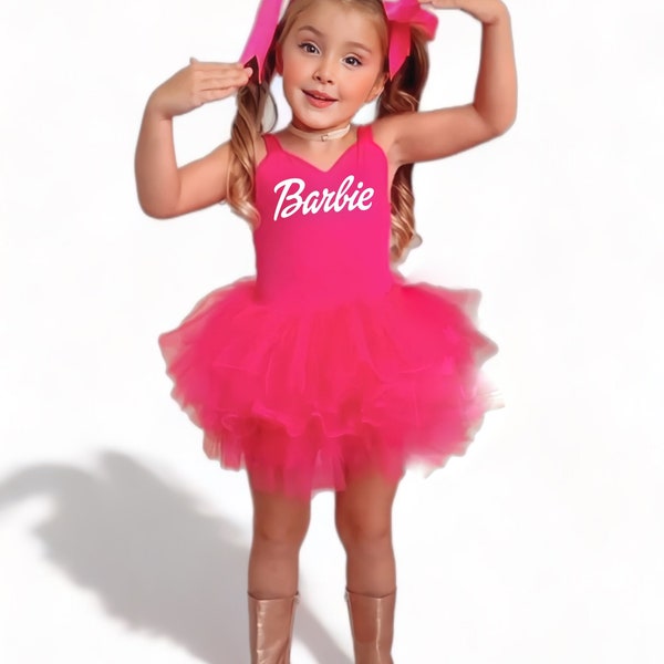 Hot pink B girl tutu leotard