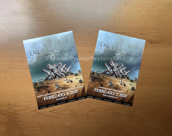 Dream Theater Anniversary Tour 2025 Unique Dated Concert Event