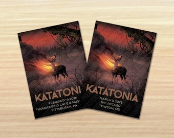 Katatonia 2026 Nightmares As Extensions Of The Waking State Tour Unique Dated Show Poster - All dates from North American Tour available!