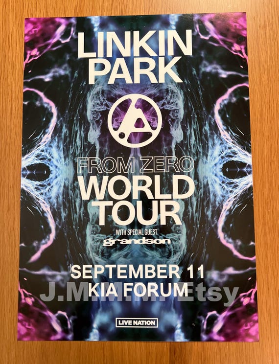 Linkin Park From Zero Tour Kia Forum Los Angeles Show Promo Linkin Park From Zero Tour Kia Forum Los Angeles Show Promo
