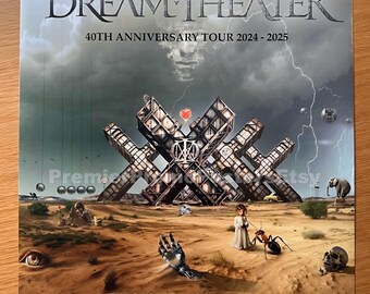 Dream Theater Anniversary Tour 2025 Unique Dated Concert Event