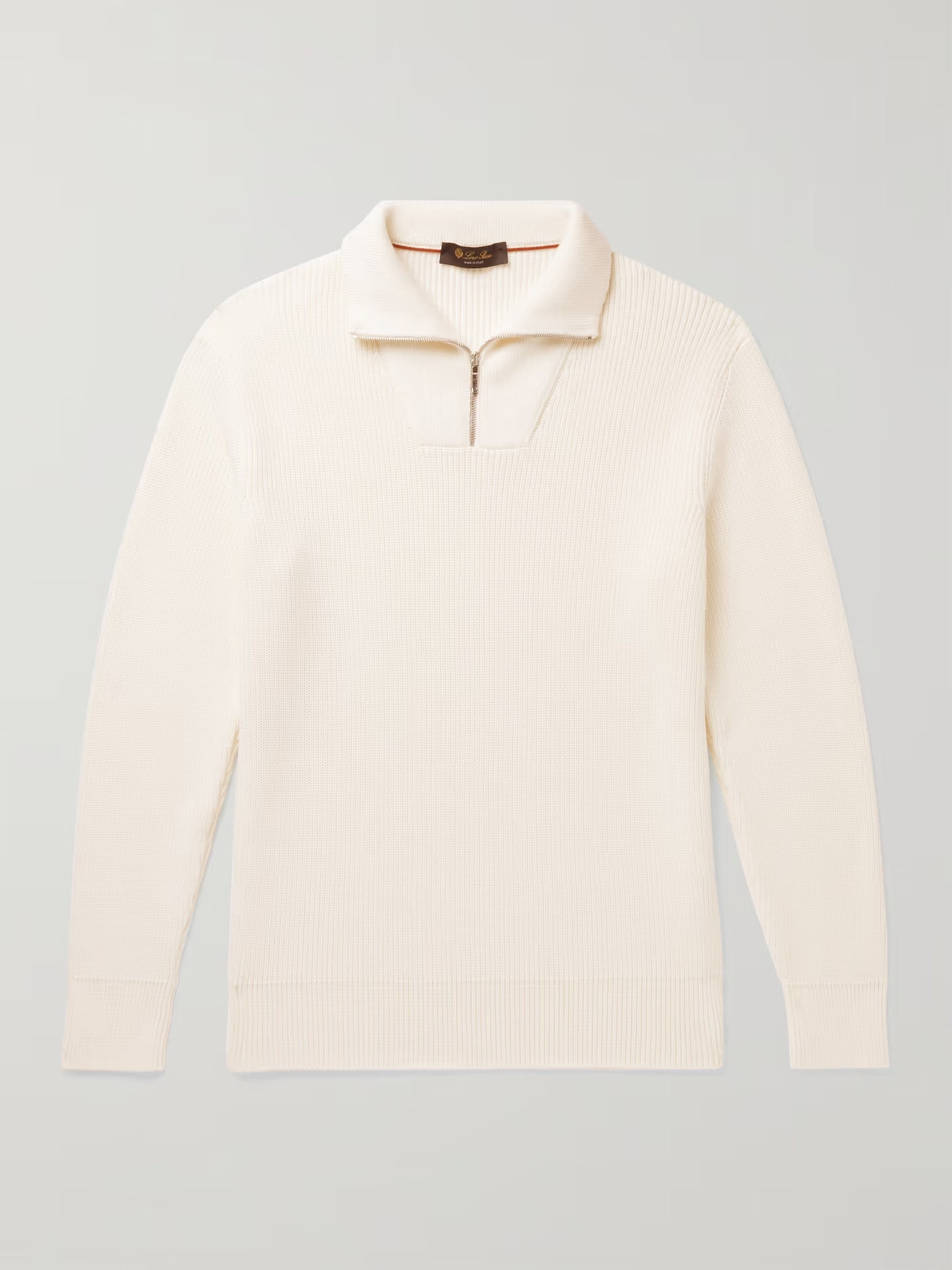 Honey Half Zip Dropped Shoulder Sweater main image 0