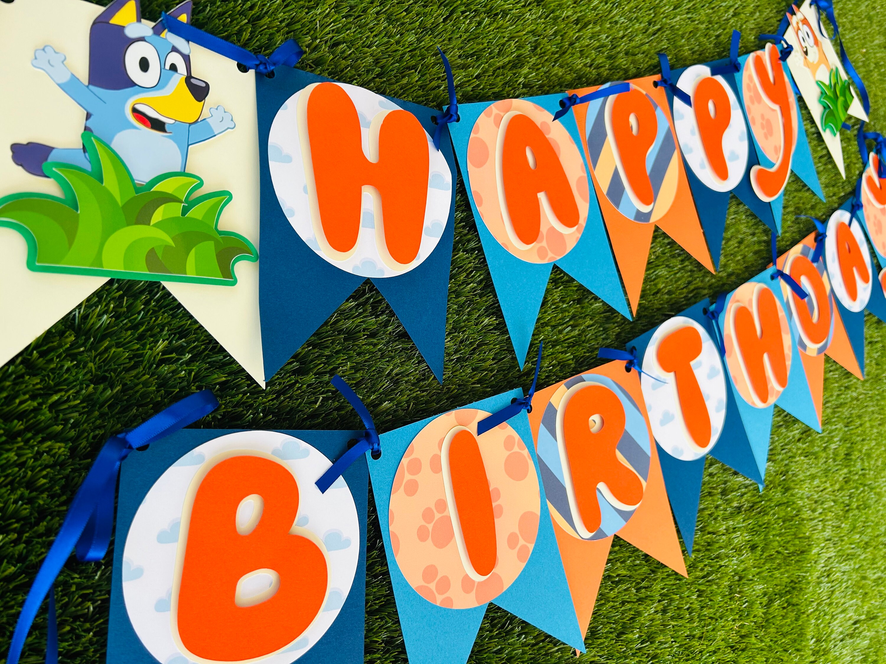 Bluey Birthday banner