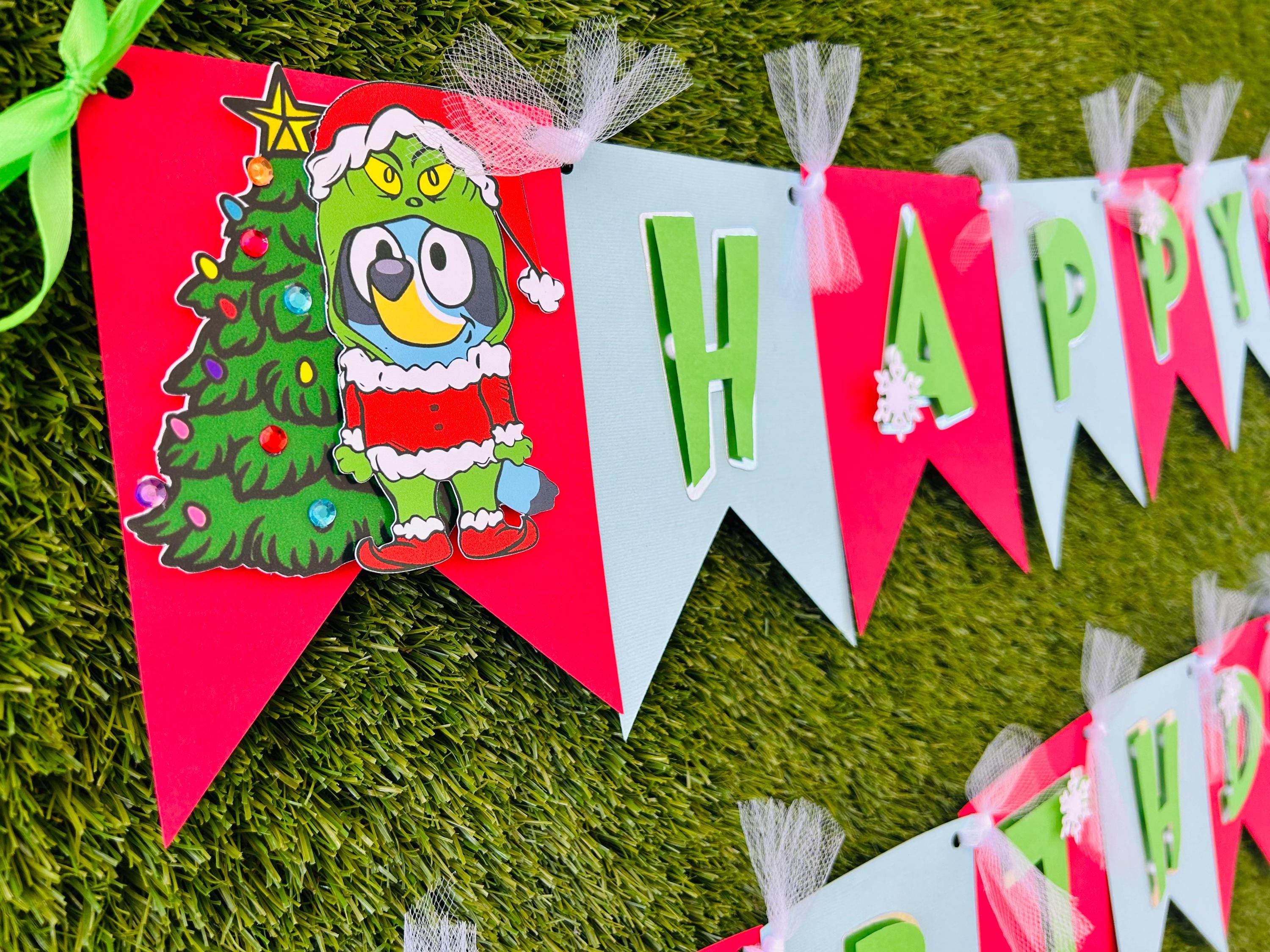 Bluey Birthday banner