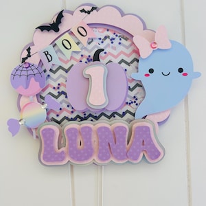 Halloween Cake Topper, Spooky one cake topper, Spooky Boo, Spooky Cake shaker, Halloween Cake shaker, Halloween Party, Halloween Birthday