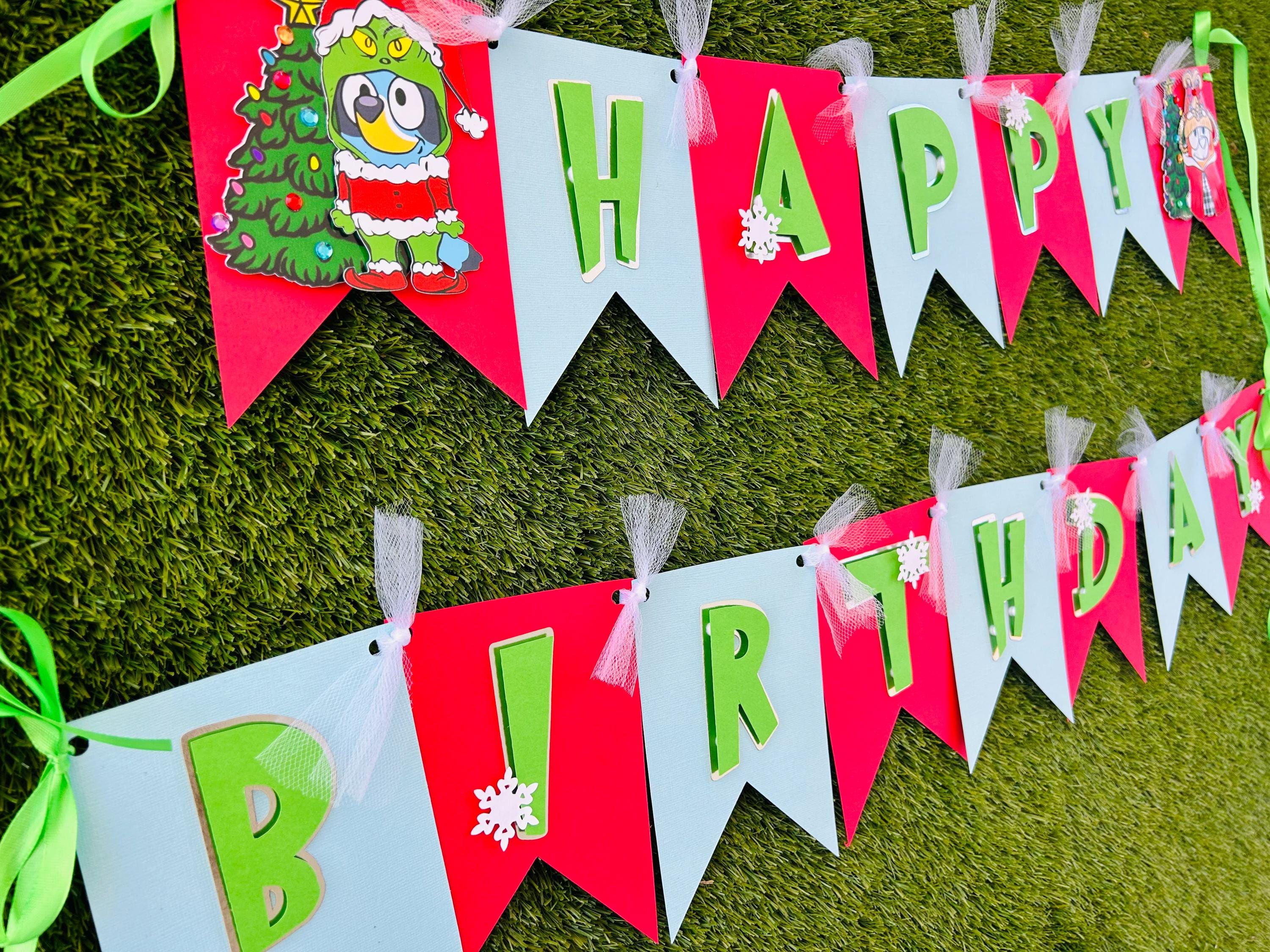 Bluey Birthday banner