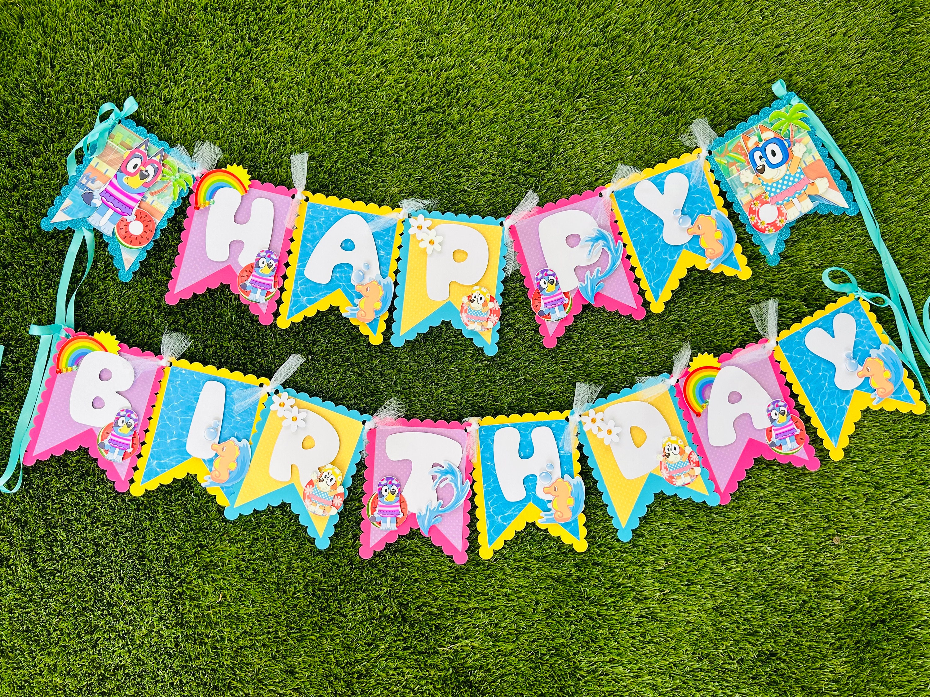 Bluey Birthday banner
