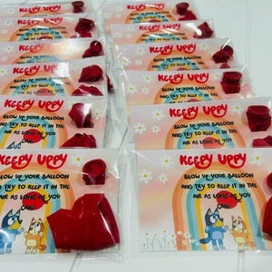 Bluey Keepy Uppy, Bluey party favors, Bluey, Keepy uppy party favors , Bluey Party, 12 per order
