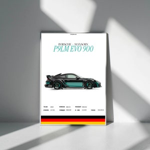 Poster Porsche - Mansory P9LM EVO 900